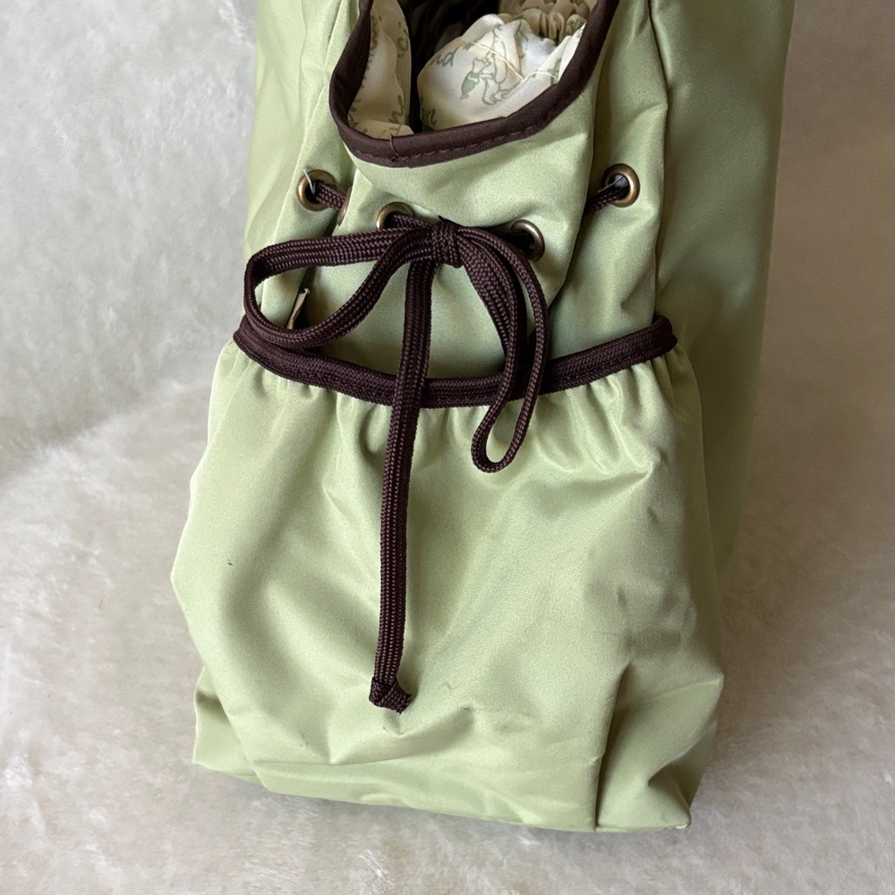 Disney Light Green 4 in 1 Winnie the Pooh Diaper Bag with Brown Trim - Picture 3 of 14